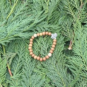 Amethyst Crystal Gem Hip Boho Beaded Zen Bracelet